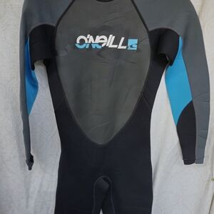 O'Neill Size Small Short Wetsuit One Piece Black and Blue
